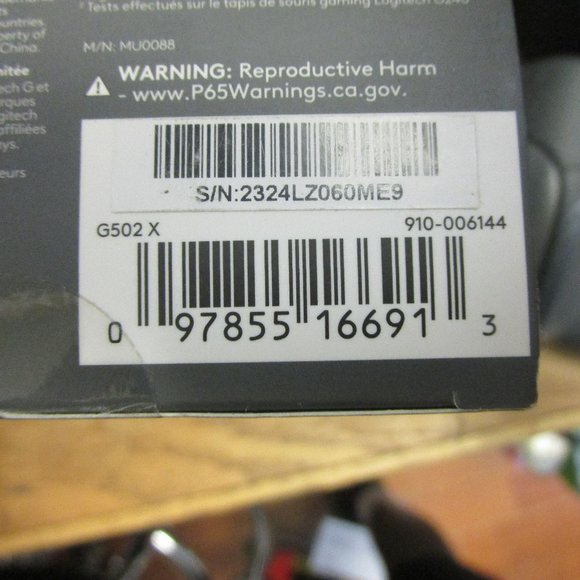 Logitech G502 X Wired Gaming Mouse - White - Picture 2 of 2